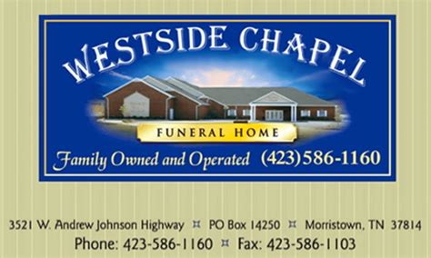 westside chapel funeral home morristown tn